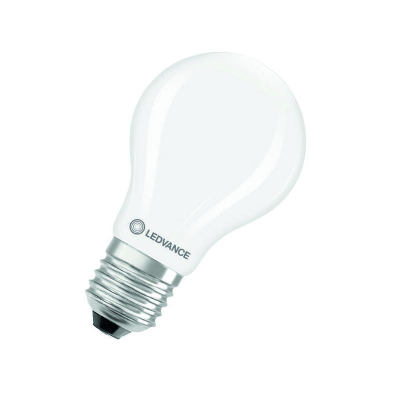 Ledvance Filament LED CLASSIC A60 P, 5.9W/827, 2700K, E27, 806lm, LED-Filament-Glühlampe, warmweiß, frosted