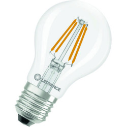 Ledvance Filament LED CLASSIC A60 P, 5.9W/827, 2700K, E27, 806lm, LED-Filament-Glühlampe, warmweiß, klar