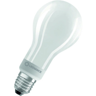 Ledvance Filament LED CLASSIC A150 P, 18W/827, 2700K, E27, 1521lm, LED-Filament-Glühlampe, warmweiß, dimmbar, frosted
