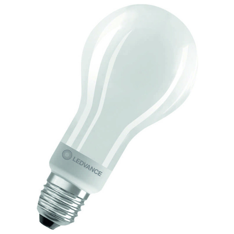 Ledvance Filament LED CLASSIC A150 P, 18W/827, 2700K, E27, 1521lm, LED-Filament-Glühlampe, warmweiß, dimmbar, frosted