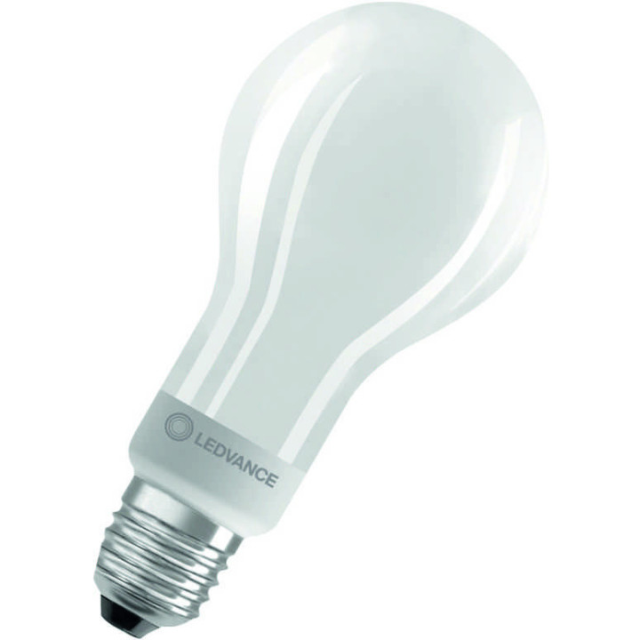 Ledvance Filament LED CLASSIC A150 P, 18W/827, 2700K, E27, 1521lm, LED-Filament-Glühlampe, warmweiß, dimmbar, frosted
