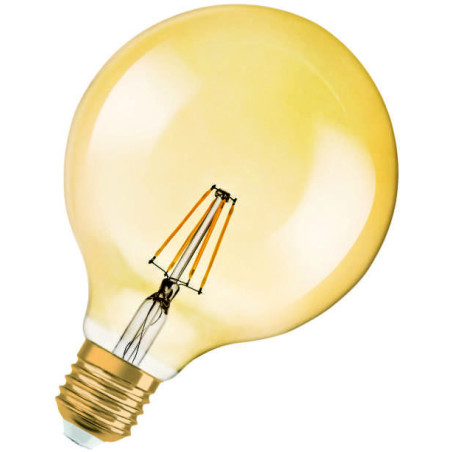 Ledvance Vintage 1906, LED 35, 4W/824, 2400K,  E27, 410lm, Globeform