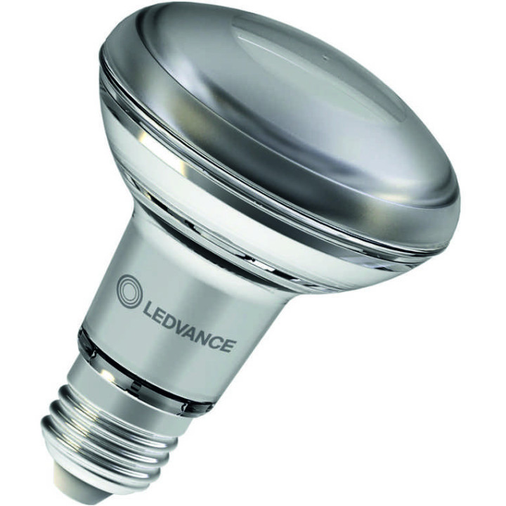 Ledvance LED R80 100 36° P 8.5W/827, E27, 670lm, 2700K, warmweiß, LED-Reflektor 36°