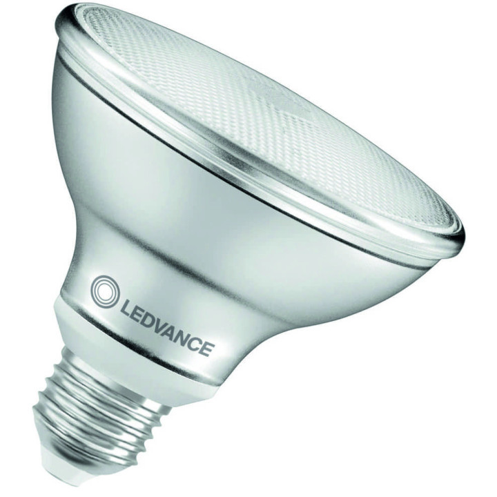 Ledvance LED PAR30 75 36° DIM P 10W/927, E27, 633lm, 2700K, warmweiß, LED-Reflektor 36°, dimmbar