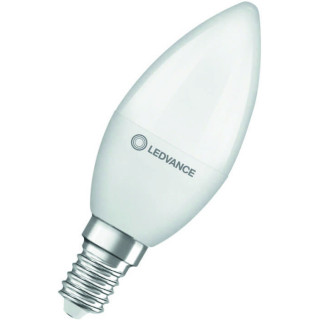 Ledvance CLASSIC B40 P, 4.9W/827, 2700K, E27, 470lm, warmweiß, LED-Minikerze