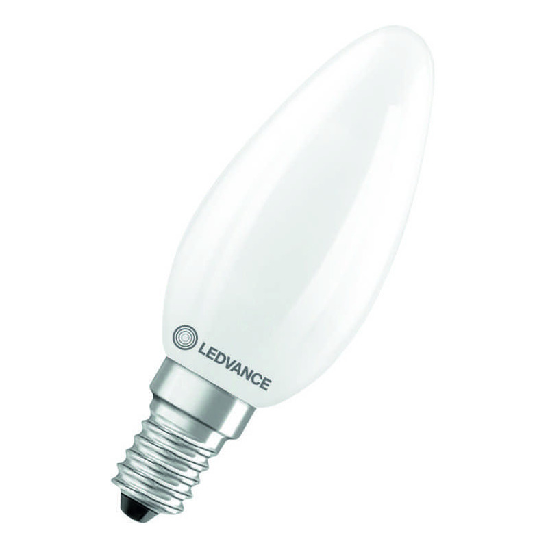 Ledvance Filament LED CLASSIC B25 P, 1.8W/827, 2700K, E14, 250lm, LED-Filament-Glühlampe, warmweiß, frosted