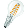 Ledvance Filament LED CLASSIC 40 P, 3.4W/827, 2700K, E14, 470lm, LED-Miniballform, warmweiß, klar