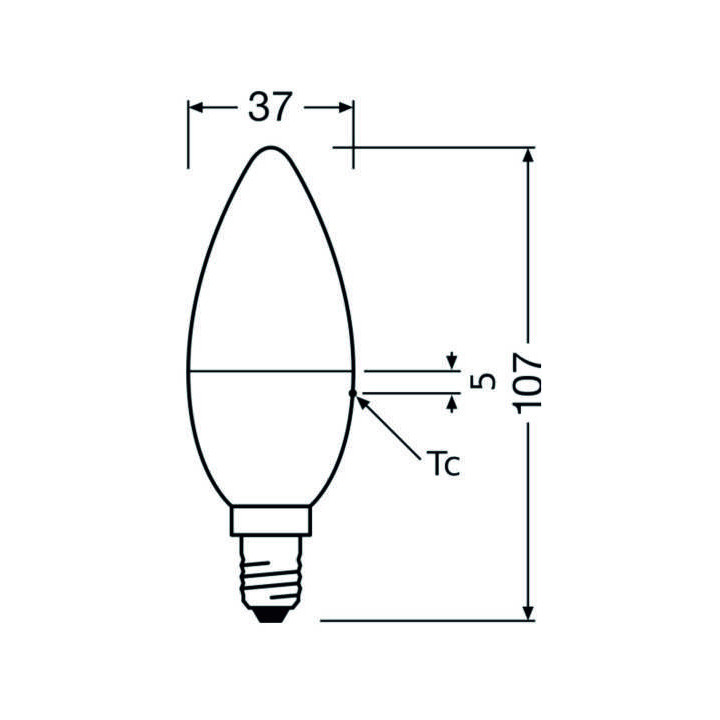 Osram LED Retrofit RGBW 40 FR, 4.9W/827, 2700K, E27, mit Fernbedienung