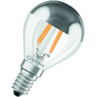 Ledvance LED CLASSIC A MIRROR P 4W/827, 2700K, E14, 350lm, warmweiß, Glühlampe mit Spiegel