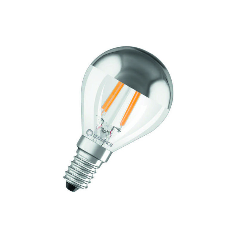 Ledvance LED CLASSIC A MIRROR P 4W/827, 2700K, E14, 350lm, warmweiß, Glühlampe mit Spiegel