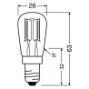 Ledvance LED T26 P 1.3W 827 FIL, E14, 110lm, 2700K, warmweiß, LED-Lampe für Kühlschränke