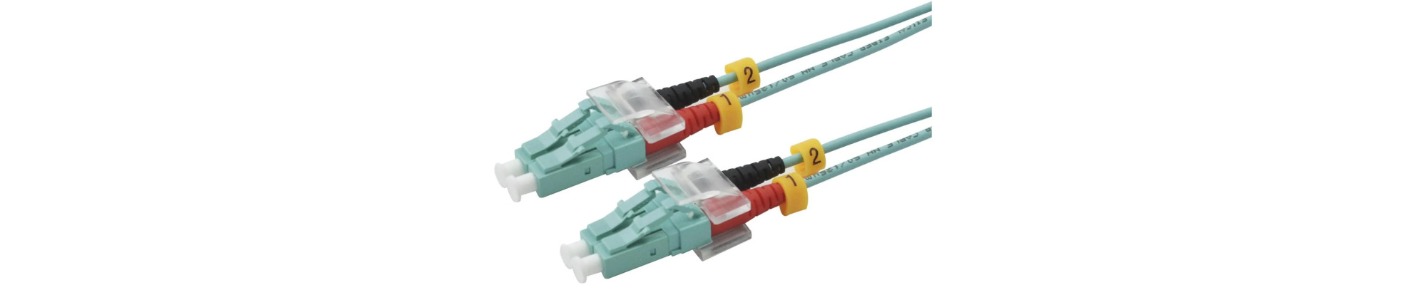 RED DUPLEX LC-STECKER auf LC-STECKER