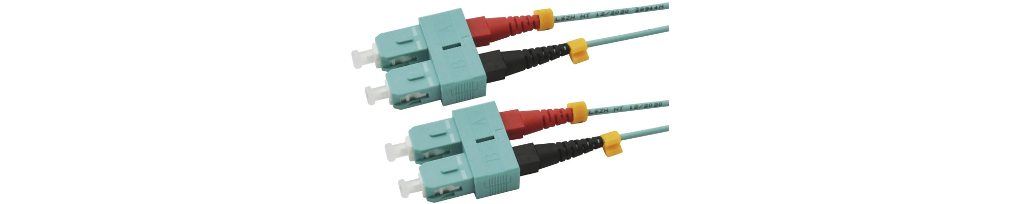 RED DUPLEX SC-STECKER auf LC-STECKER