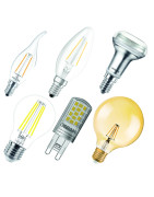 Led Ersatz für Glühlampen, E27, E14-Sockel